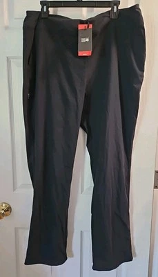 Calça feminina DYNAMA 2 Mountain Hardwear preta GG Reg UPF 50 US$ 85 nova com etiquetas - Imagem 1 de 4