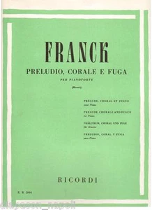 Franck: preludio Corale e Fuga (Rossi) - Ricordi - Picture 1 of 1