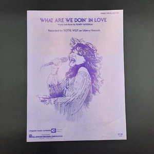 What Are We Doin' In Love Sheet Music By Randy Goodrum For Piano/Vocal/Guitar - Picture 1 of 3