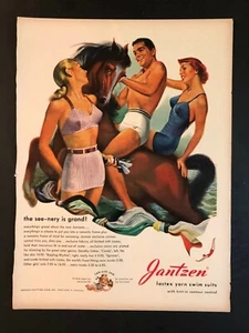 Anuncio impreso de trajes de baño Jantzen 1948 - Imagen 1 de 1