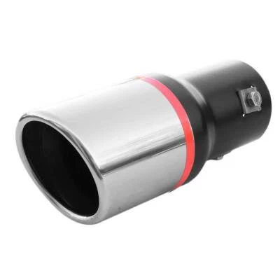 Escape Punta de Corte Tubo Cola Silenciador Cromo para Daewoo Cielo Espero Kalos - Imagen 1 de 4