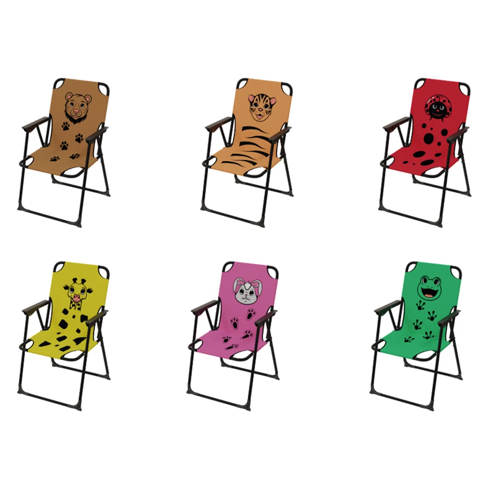 MOJAWO Kinder Klappstuhl Campingstuhl Gartenstuhl Campingstuhl Camping vers. Motive