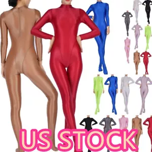 Body donna*un pezzo lucido lucido body manica lunga body body gatto - Foto 1 di 82