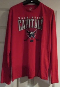 NHL Washington Capitals Youth Long Sleeve Red Shirt XL by NHL EUC - Picture 1 of 4