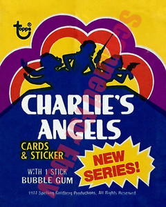 1977 TOPPS CHARLIES ANGELS TV Show Card Wax Pack Wrapper V2 8x10 Photo