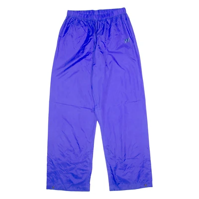 HELLY HANSEN Mens Rain Trousers Purple Straight M W28 L30 - Image 1 of 4