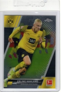 ERLING HAALAND 2021-22 TOPPS CHROME BUNDESLIGA #30 - Picture 1 of 2