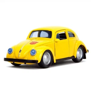 Hollywood Rides Transformers G1 Bumblebee Volkswagen Beetle Kid Diecast Toy 1:32 - Picture 1 of 7