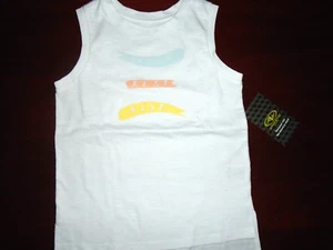 Athletic Works Girls Graphic Tank Top Shirt White Breathe , Rest, Rise 6-6x NWT - Picture 1 of 3
