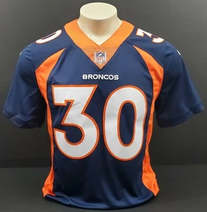 Nike Denver Broncos Lindsay #30 Vapor Untouchable Jersey, Navy/Orange, Size S - Picture 1 of 12