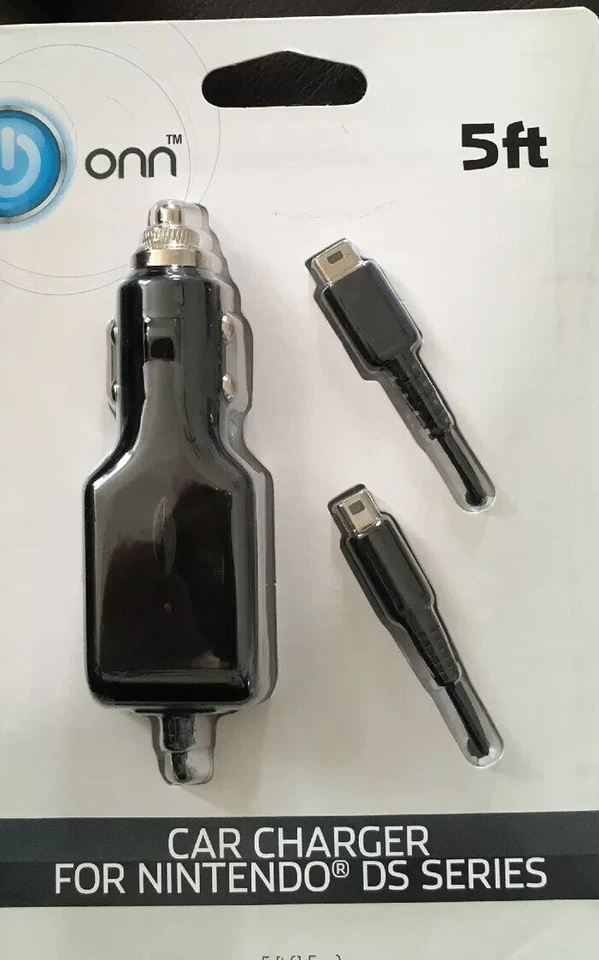 Nintendo DS Car Charger For 3DS XL, 3DS, 2DS, DSI XL And DS Lite - 5 Ft NEW - Image 1 of 3