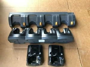 Zebra Charging Cradle Base Lot of 4 Various Models - No Returns - Picture 1 of 6