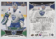 2016-17 Upper Deck AHL SP Green Thatcher Demko #103 Rookie RC