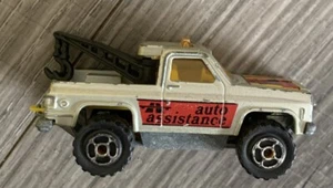 1980s Chevrolet Chevy Tow Truck Majorette Auto Assistance Wrecker Vintage - Picture 1 of 5