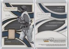 2022 Panini Immaculate Legends Materials /25 Vladimir Guerrero #LM-VG HOF