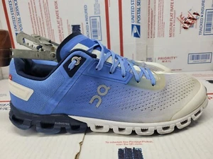 On Cloudflow Women's Athletic Running Shoes Sneakers Blue White Size 9 US - Picture 1 of 11
