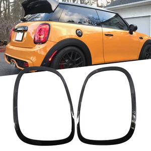 For 2013-19 Mini Cooper S F55 F56 F57 Gloss Black Tail Rear Light Trim Ring - Picture 1 of 11
