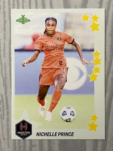 Tarjeta Parkside NWSL 2021 Nichelle Prince S9 estrellas fútbol Canadá 🇨🇦 Houston Dash - Imagen 1 de 2