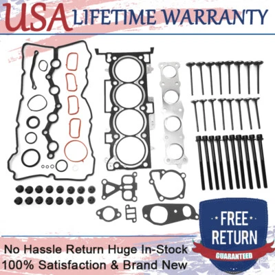 Junta de culata con juego de pernos para Hyundai Sonata Kia Optima 2010-2015 2,4 L L4 CPW17397 Foto 1 de 4