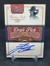 2011 Playoff Prime Cuts DP Signatures 127/249 Francisco Lindor #FLI On Card Auto