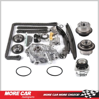 Cadena de distribución VVT piñón aceite bomba de agua para 08-19 Nissan Frontier NV3500 Xterra Foto 1 de 4