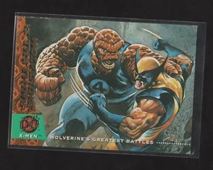 1994 Fleer Ultra Marvel X-Men #141 Wolverine vs The Thing Trading Card - Picture 1 of 2