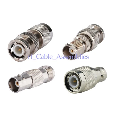 1x Set Kit BNC Male Jack To TNC Female Plug RF Connector Adapter Test Converter - Image 1 of 4