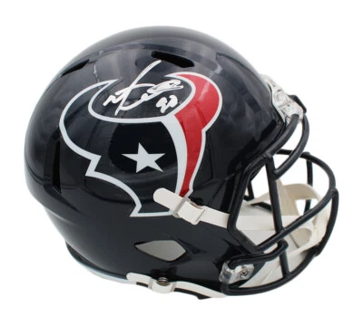 Casco de velocidad tamaño completo firmado por Mario Williams de los Houston Texans NFL Foto 1 de 2