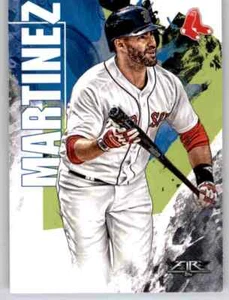 2019 Fire JD Martinez Base Card MLB PWE Red Sox #184 - Imagen 1 de 2