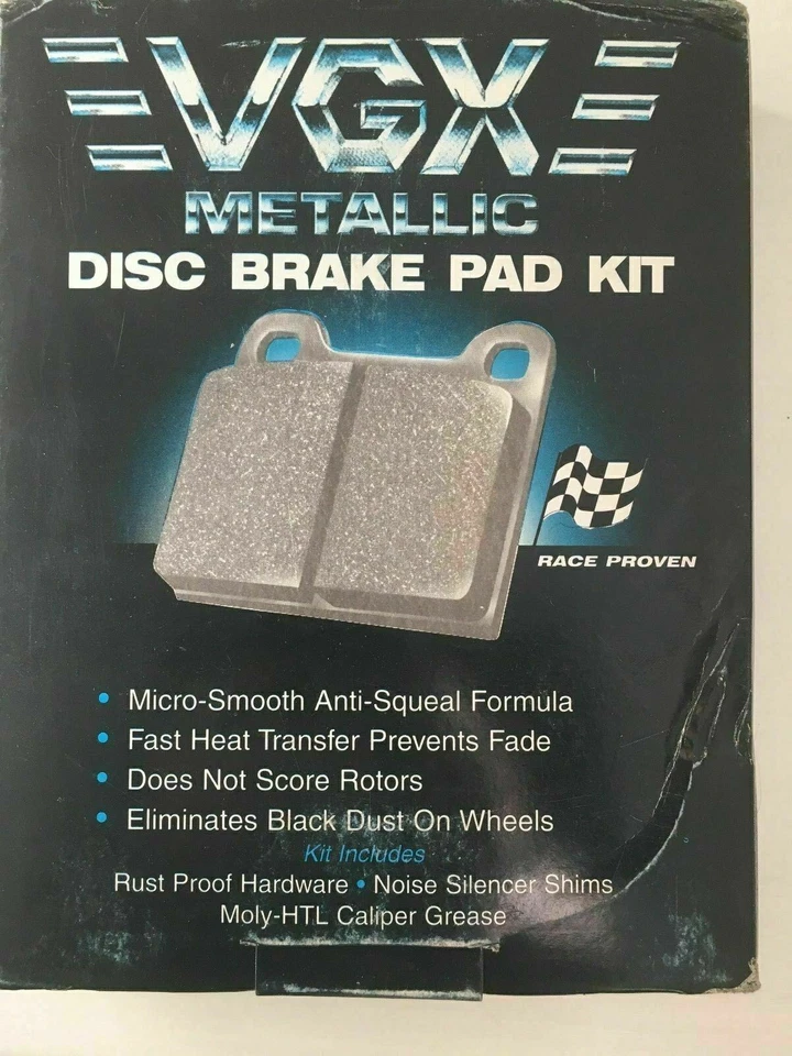 Kit de pastillas de freno de disco delanteras metálicas -Honda Civic/CRX años 80- Envío gratuito-MF256K Foto 1 de 3