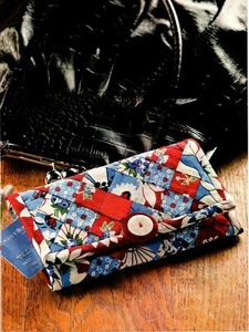 Three Times The Charm Wallet Quilt Pattern Pieced CZ - Picture 1 of 2