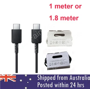Genuine Samsung Galaxy S22 S21 S20 Note 20 Ultra 5G USB-C Fast Charger Cable - Picture 1 of 12