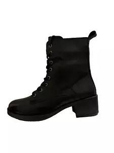 Moda in Pelle Calia Leather Biker Boots Ladies UK 6 EU 39 REF M401+ - Picture 1 of 5