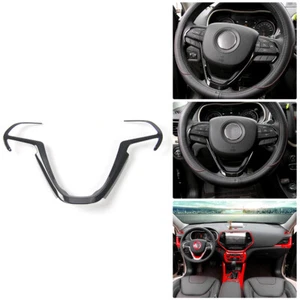 Inner Steering Wheel Moulding Cover Trim fit for Jeep Grand Cherokee 2014+ Black - Imagen 1 de 9