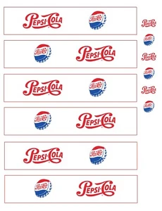 O Scale Truck / Trailer Decals. " Pepsi " - Picture 1 of 1