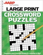 AARP Large Print Crossword Puzzles (Spiral Bound, Comb or Coil)