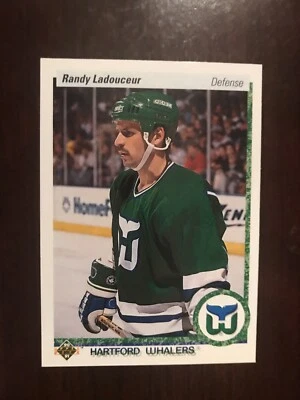 1990-91 Upper Deck #151 - Randy Ladouceur - Hartford Whalers - Image 1 of 2