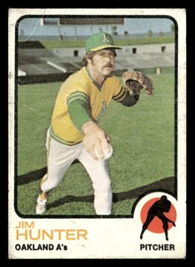 1973 Topps #235 Jim Hunter GOOD