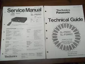 Technics Servicehandbuch für den SL-P600C CD-Player ~ Technische Anleitung ~ Original - Bild 1 von 1