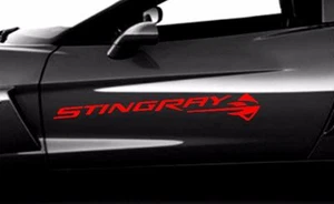 Quality STINGRAY Door Decal Racing Stripes 37.5" (Fits Chevy CORVETTE C6 & C7) - Picture 1 of 24