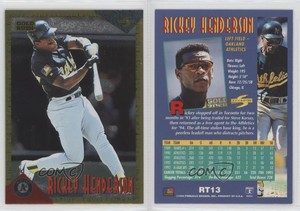1994 Score Rookie & Traded Gold Rush Rickey Henderson #RT13 HOF