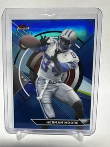 2023 Topps Composite - Topps Finest #184 Herman Moore Blue /199 - Picture 1 of 2