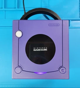 Nintendo GameCube Console Indigo DOL-001 USA Purple LED Restored Cleaned Working - Picture 1 of 23