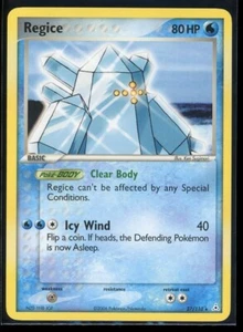 Pokemon Card Regice Ex Holon Phantoms 27/110 Non-Holo Rare English - NM - Foto 1 di 2
