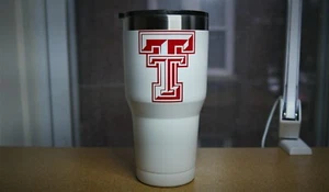 Texas Tech (2 Pack or Single) Premium Vinyl Decal Sticker for Car Windows, Yeti - Picture 1 of 5