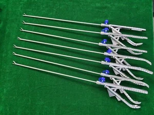 7pc Laparoskopische Nadelhalter Curvd Backen 5mmx330mm Endoskopie Instrumente - Bild 1 von 5
