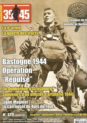 39-45 N°272 BASTOGNE / MAGINOT BOIS DU FOUR / TRACTS /  CASQUES NORMANDIE 44 - Photo 1/2