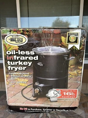 Freidora Charbroil Bigger The Big Easy 2008 sin aceite. ENORME CAPACIDAD DE 25 lb! RARO! Nuevo en caja Foto 1 de 4