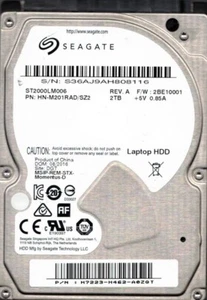 ST2000LM006 HN-M201RAD/SZ2 F/W: 2BE10001 DGT Seagate 2TB - Picture 1 of 1