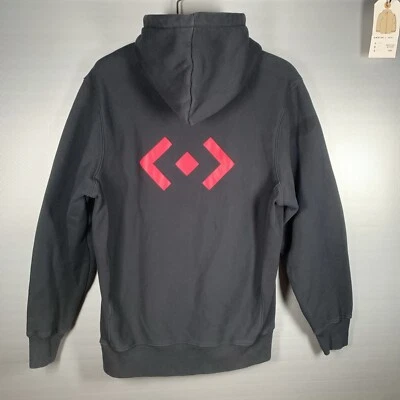 Sport-Tek Fullzip Hoodie w/  Stain Adult Large Black Merge Workout Exercise - Image 1 of 4